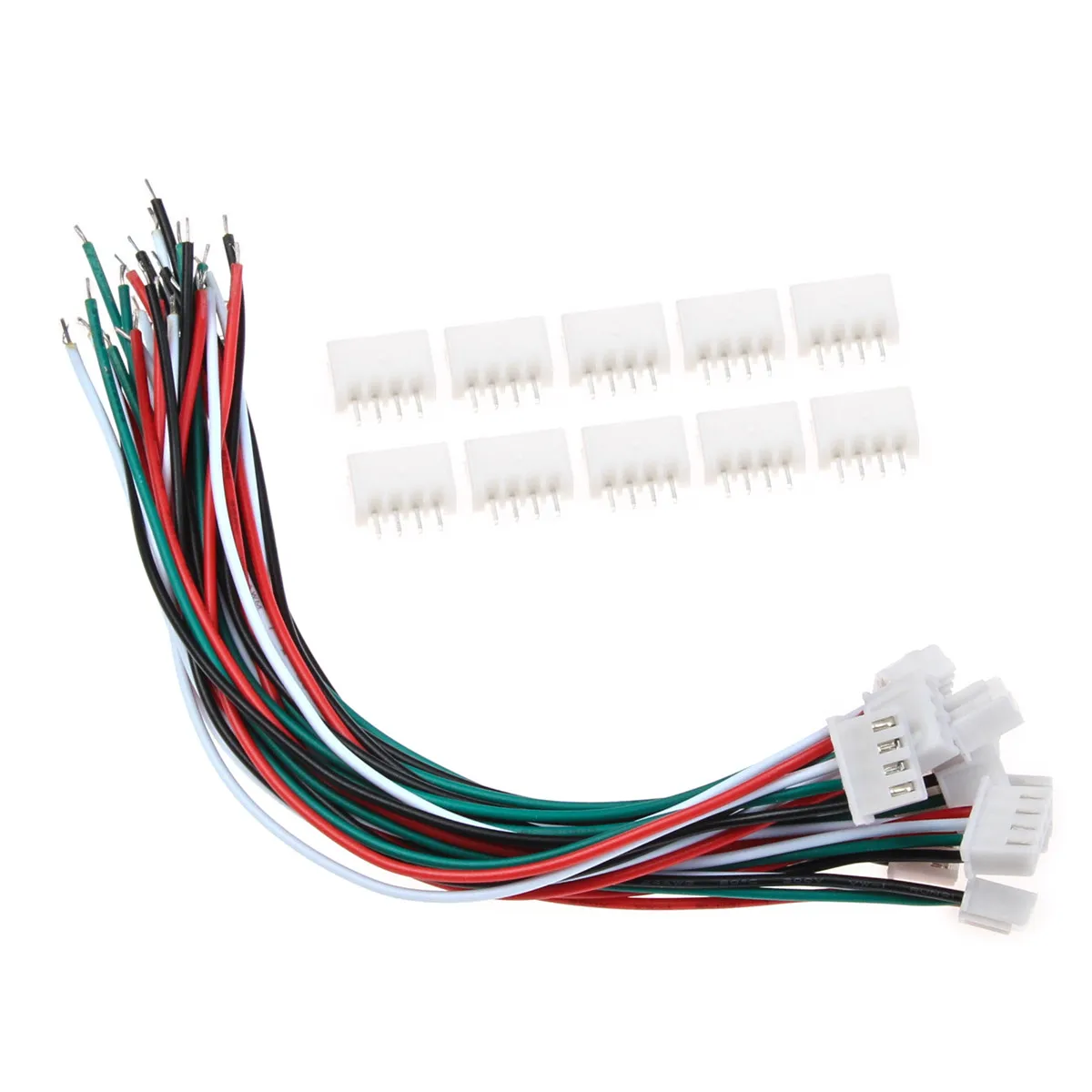 10 Set 4 Pin Connector Plug Mini Micro Wire Cable Pin Connectors Jst Xh