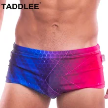 Бренд Taddlee, Сексуальная мужская одежда для плавания, купальные костюмы, плавки-боксеры, бикини, гей, с мешочком для пениса, плавки, купальные костюмы, пляжные шорты