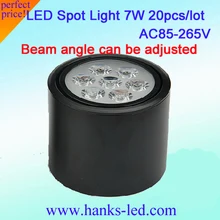 Новейший 7 Вт очень яркий светодиодный светильник Встраиваемый светодиодный потолочный светильник Точечный светильник белый/теплый белый