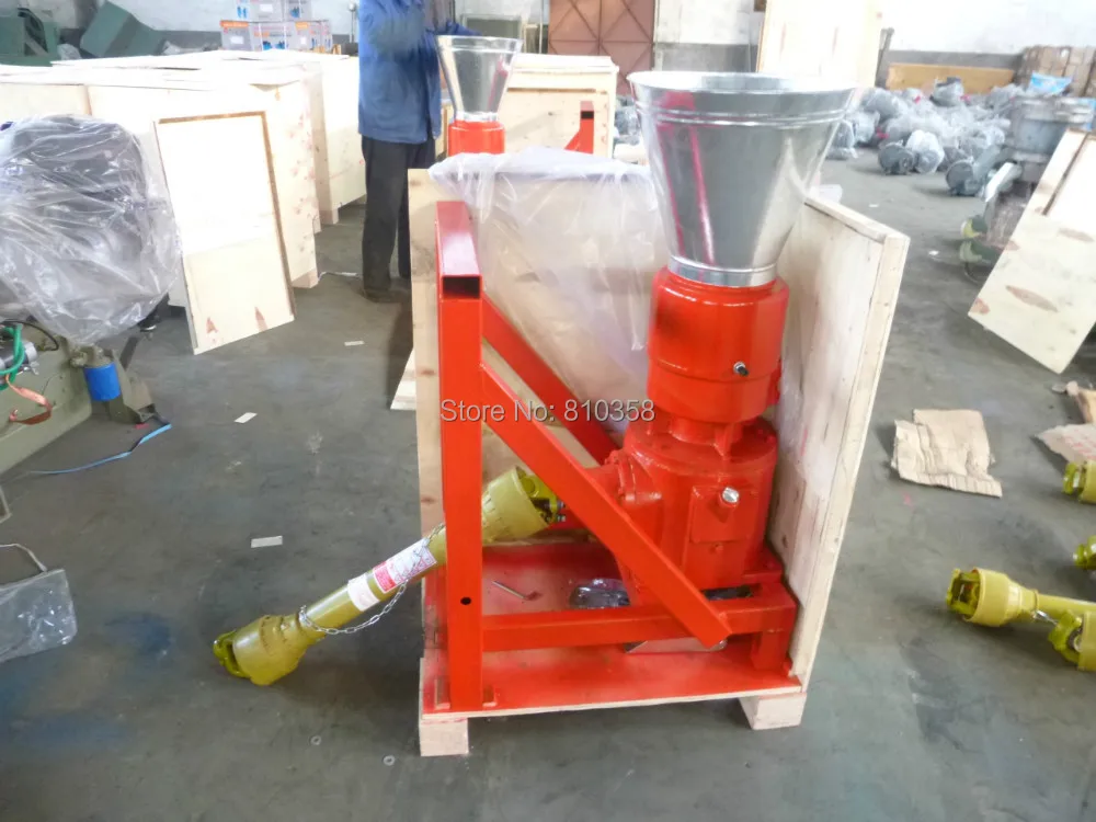 

2015 new design KL229PTO 3 roller driveing die static wood pellet making machine for fuel in winter