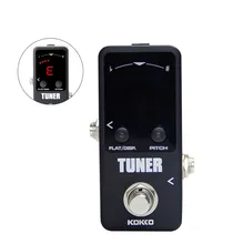 KOKKO TUNER MINI Electric Guitar Pedal Tuner Effect Device Dual Display For Guitarra Bass Guitar Violin