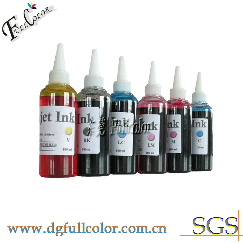

6 Liters Specialized Anti-UV Dye Ink for Epson Stylus Photo 1400 1410 1430 1500W Inkjet Printer Ink