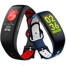 3D динамический умный Браслет Q6S, измеритель артериального давления, пульсометр, умные часы для мужчин, браслет для здоровья, фитнес-трекер, спортивные часы