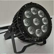 12 шт./лот) 9* 10Вт кзсв(4 в 1) светодиодный сценический свет Алюминий литье под давлением Водонепроницаемый Par ОСВЕЩЕНИЕ