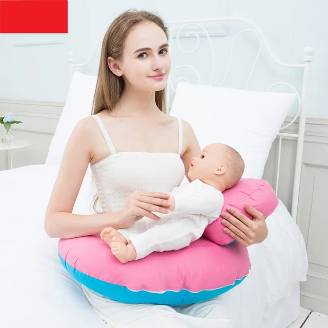 Buy 100 Cotton Baby Breastfeeding Pillow Solid Baby