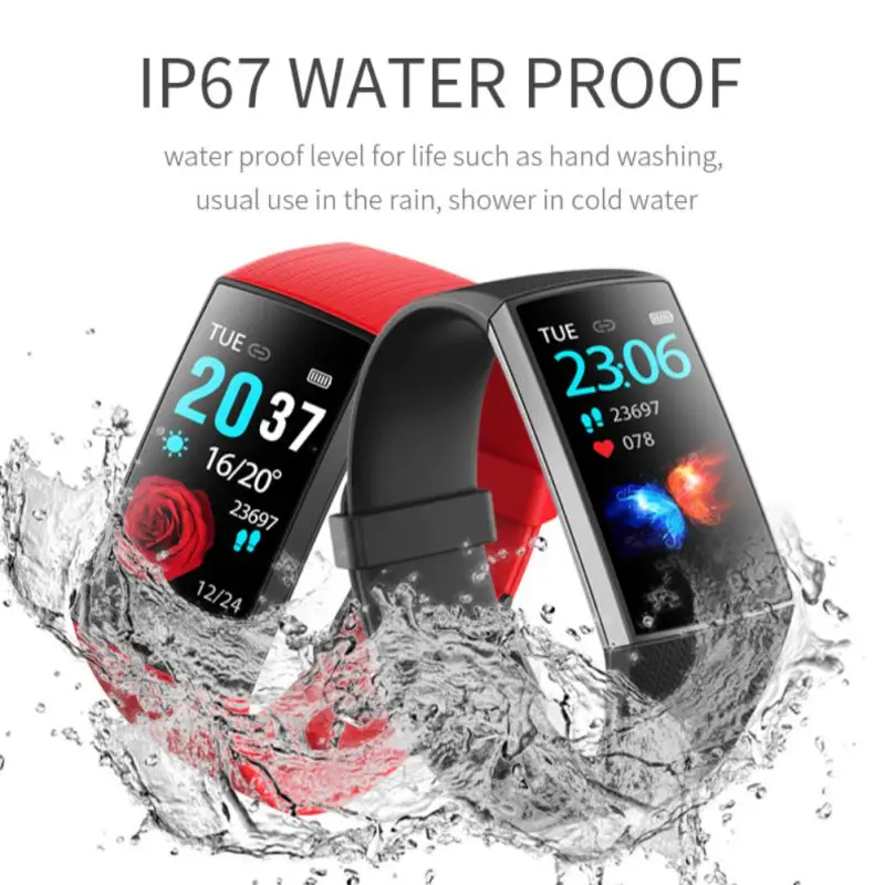 

Smart Bracelet Fitness Tracking Heart Rate Sleep Monitoring Waterproof Weather Forecast Smart Bracelet For Android IOS