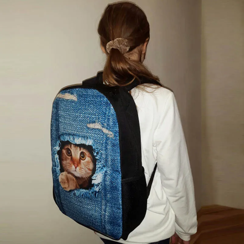 FORUDESIGNS/Одежда для собак Печать 3pce/комплект школьные сумки рюкзак школьный рюкзак для девочек мальчиков школьная сумка книга Mochila Escolar