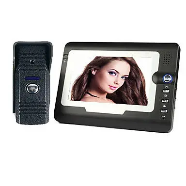 

Villa Wired 7 inch Color Video door phone Intercom Doorbell System IR Home Security Camera