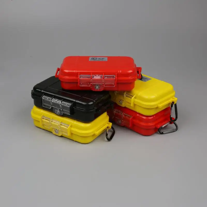 

EDC Waterproof Box Outdoor Survival Moistureproof Shockproof Pressure Waterproof Box Adjustable Cushion Pads Professional