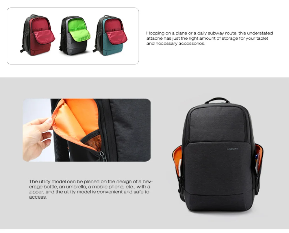 USB Charge 15.6inch Laptop Backpack Anti-theft Bag | Jewelry Addicts