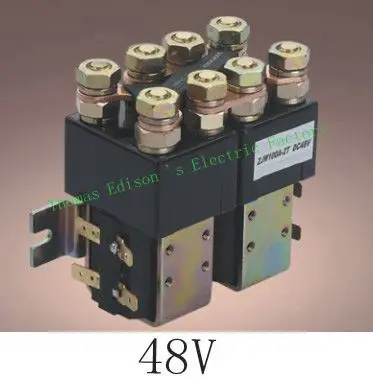 

Coil Voltage 48V 100A DC ZJW100JT SW822 Contactor for PUMP motor forklift electromobile grab wehicle car