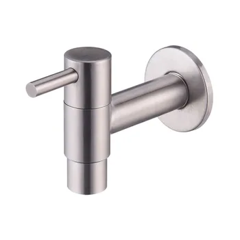 

Stainless Steel Washing Machine Faucet Hot and Cold Water Generic 304 Thickened Faucet Single Cold Quick-Open Faucet lo4129