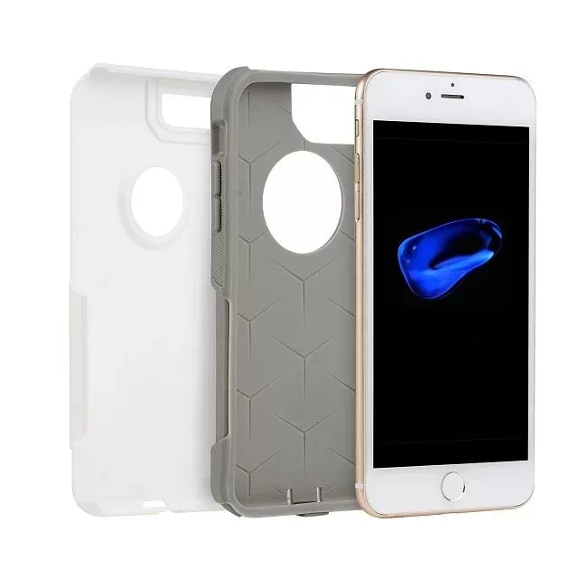 DHL,, 2 в 1, гибридный ПК+ ТПУ, чехол для iphone 7 4,7, iphone 7 plus 5,5, Жесткий Чехол для iphone 7 iphone 7 plus 100 шт./партия
