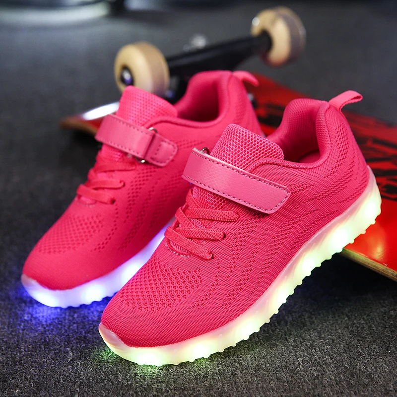Led Children shoes girls 2018 New USB Charging Pink Shoes With Light Up Kids Casual Boys&Girls Luminous Sneakers Glowing Shoes Led Children shoes girls 2018 New USB Charging Pink Shoes With Light Up Kids Casual Boys&Girls Luminous Sneakers Glowing Shoes
