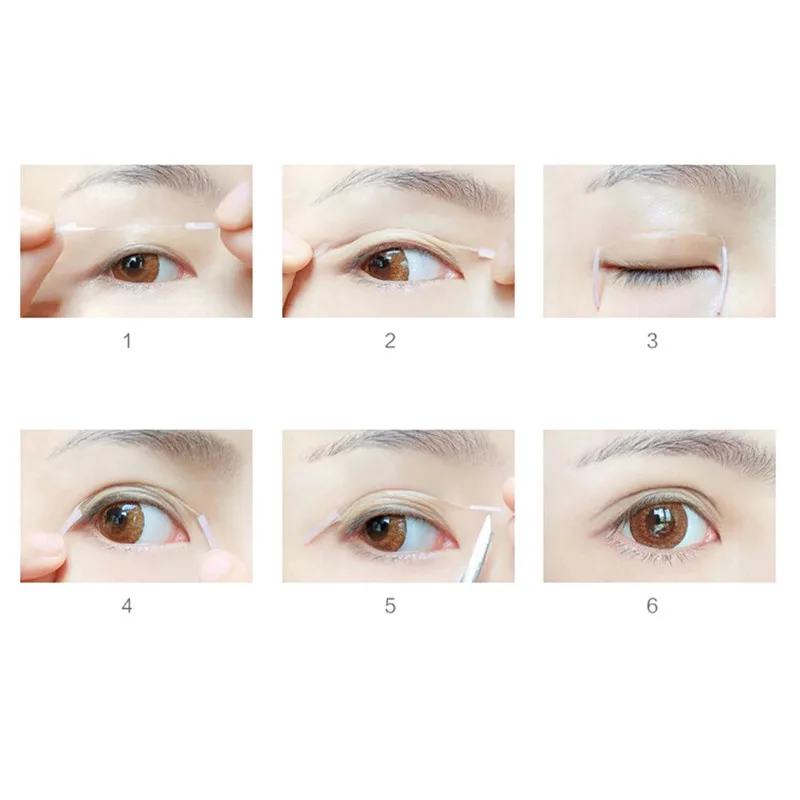 thumbnail image 3 of 200 piezas de cinta adhesiva de doble párpado invisible de fibra mágica para párpados, tira adhesiva de doble cara, cinta adhesiva natural para ojos, herramientas de belleza, 3 of 6