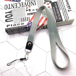 Universal Black Lanyard Neck Strap for ID Holders and Accessories (Grey long)
