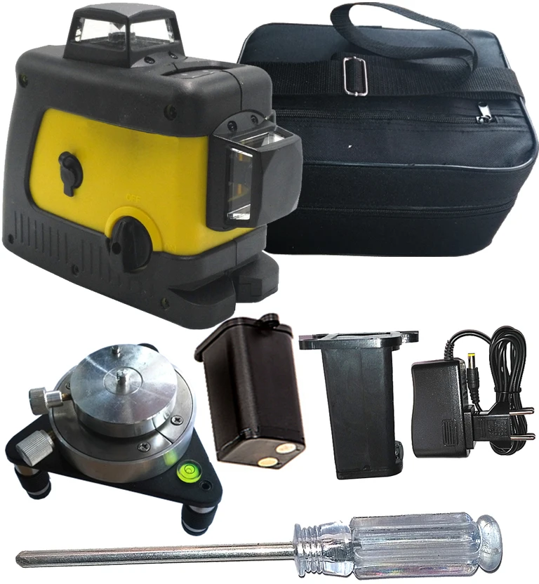 

12 line laser level 360 Self-leveling 3D Laser Level Vertical and Horizontal Cross Super Powerful Red Laser Beam