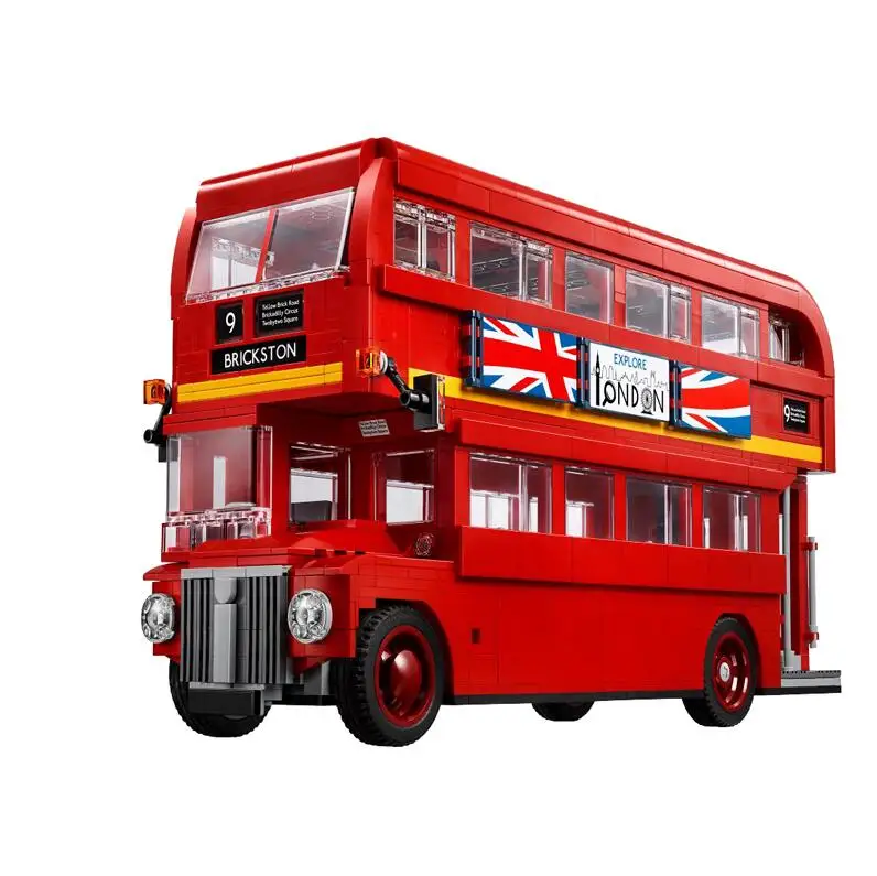 Цена 21045 Лондонский автобус модель комплект строительные блоки кирпичи подарок игрушки для детей legoing Technic mlaren P1 гоночный автомобиль