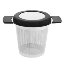 Чайная корзинка для заварки из нержавеющей стали, сетчатый фильтр для чая с 2 ручками, фильтры для чая и кофе