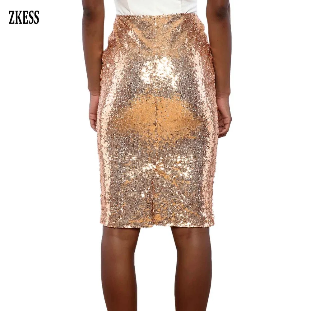 Champagne-Glitter-Me-Crushed-Sequin-Pencil-Skirt-LC65148-18-2