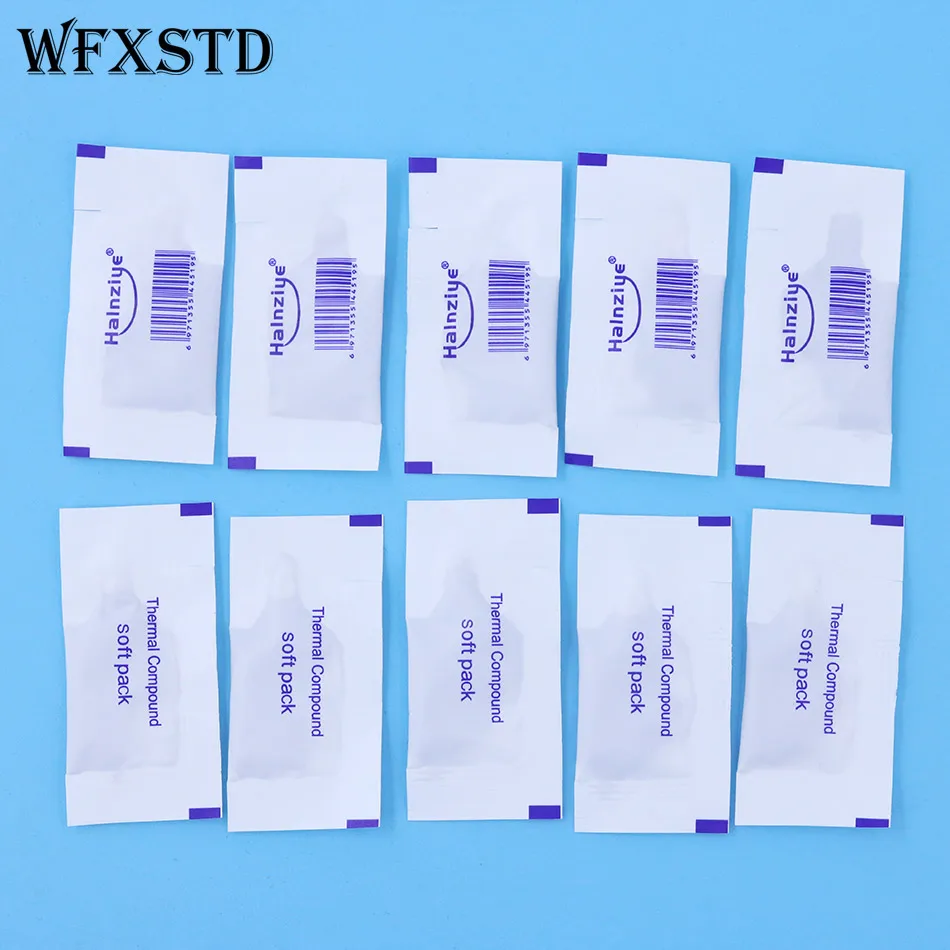 100PCS New Thermal Grease Paste Compound Silicon CPU Heat Sink CPU Processor Cooling paste silicone Thermal grease 100PCS New Thermal Grease Paste Compound Silicon CPU Heat Sink CPU Processor Cooling paste silicone Thermal grease