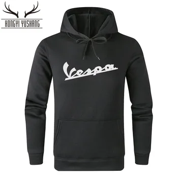 

Autumn Winter Men Cotton Hooded Vespa Hoodies Sweatshirts Harajuku Casual Jackets Pullover Brand Clothing Sudadera Hombre W03