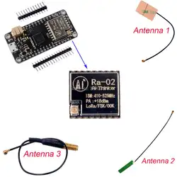 433 МГц LoRa32u4 Ra-02 1 км LoRa Wifi модуль приемопередатчика Atmega328 SX1278 LiPo JST разъем антенны для Arduino