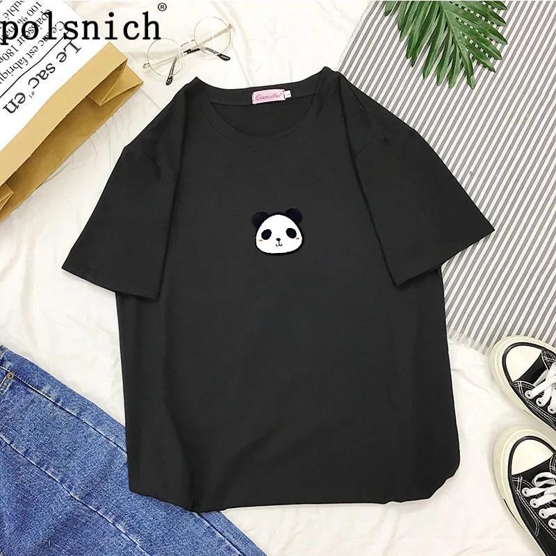 

2019 Panda shirt panda bear shirt kung fu panda shirt t-shirt lady desert Harajuku top t shirt women shein harajuku