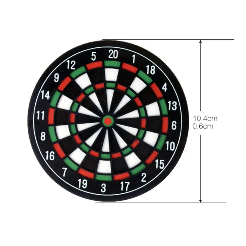 4pcs/set Mini Kitchen Table Mat Kitchen Dart board Styled Coaster Mini Dart Heat-Proof Drink Bottle Beer Beverage Placing Mat
