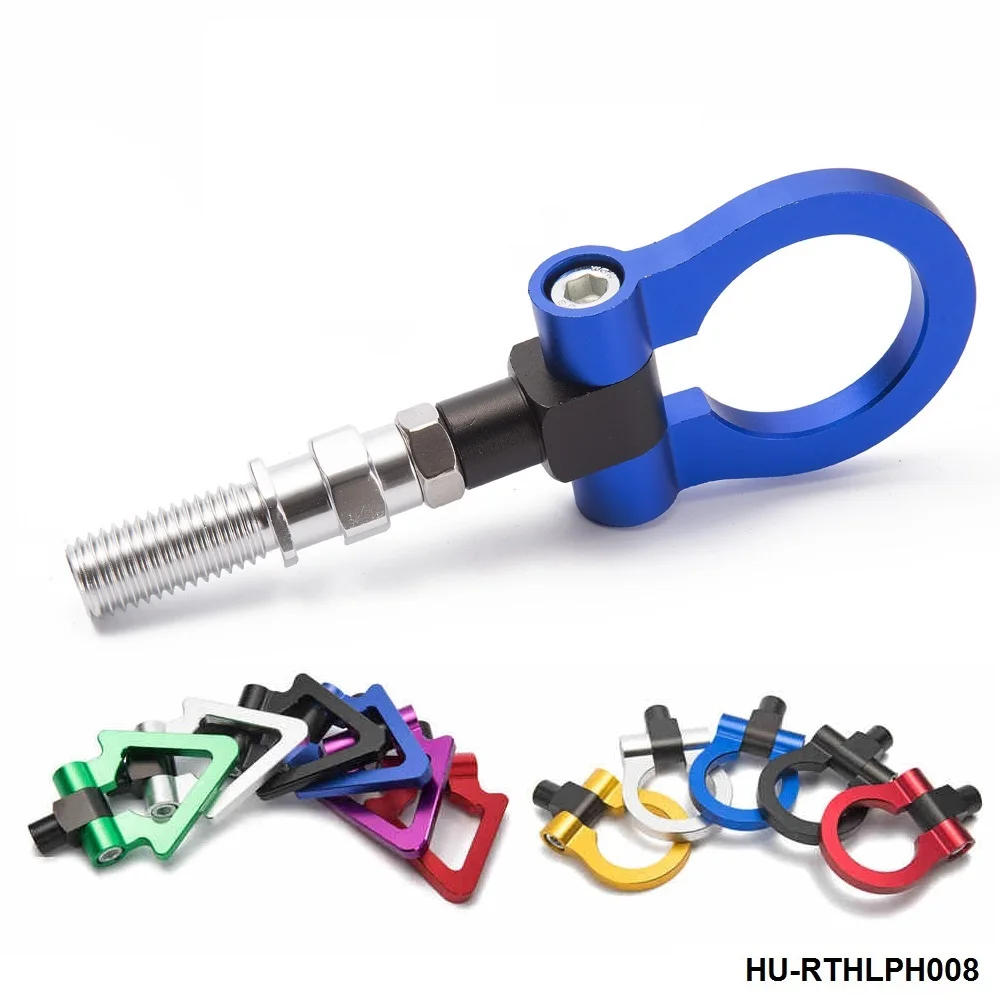 

Car Billet Aluminum Screw-On Front Rear Jdm Auto Tow HooK Ring Kit For Japanese HU-RTHLPH008