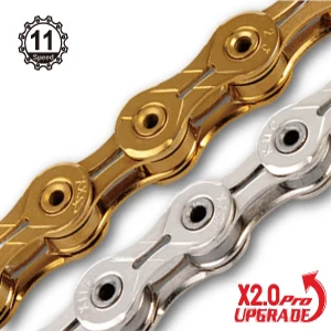 Цена за Kmc X11SL Super Light double X цепи 11 скорость mtb дорожный велосипед цепи титан золото серебро цвет Цена за Kmc X11SL Super Light double X цепи 11 скорость mtb дорожный велосипед цепи титан золото серебро цвет