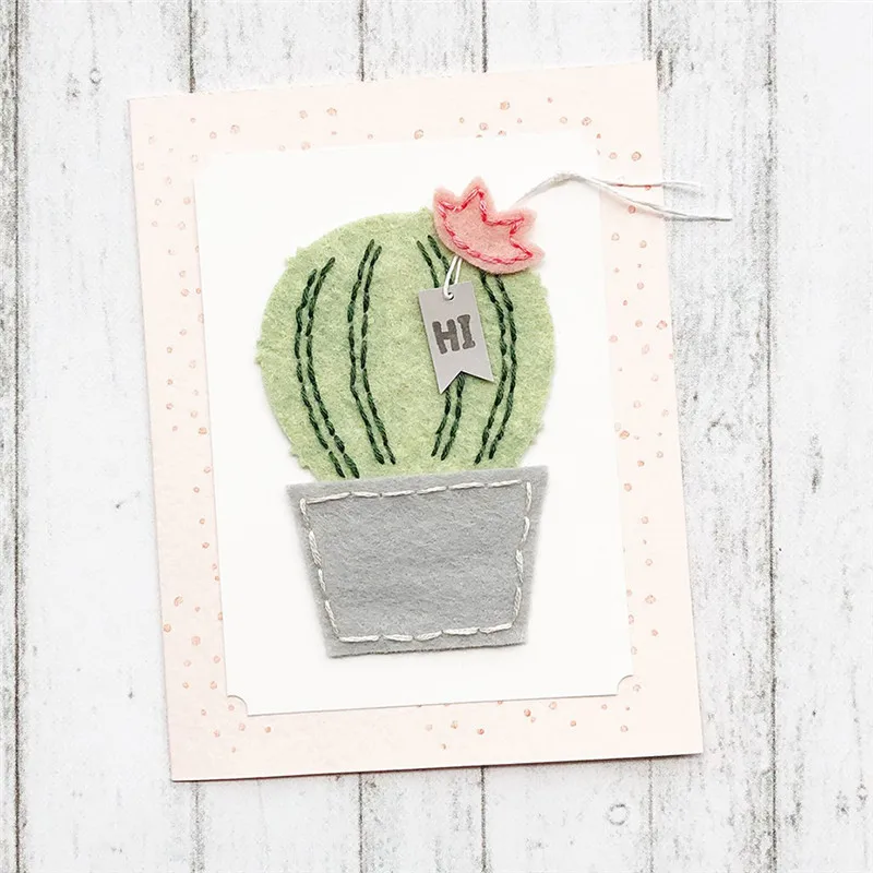 

Cactus Metal Cutting Dies New 2019 for Craft Dies Scrapbooking Plant Card Making Album Embossing Crafts DieCut New Dies for 2019