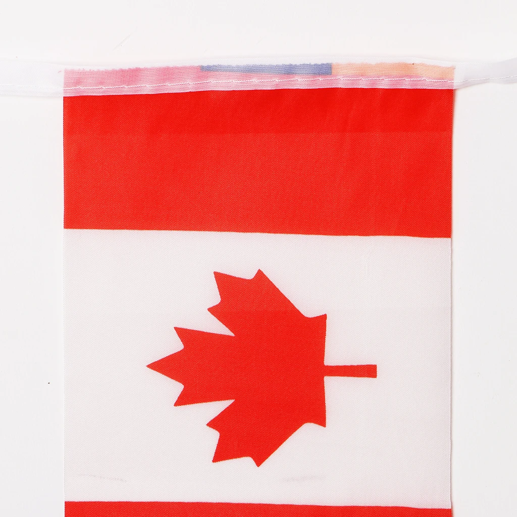 Canada Flags  Football Soccer String Flags Banner Decor 5.5M