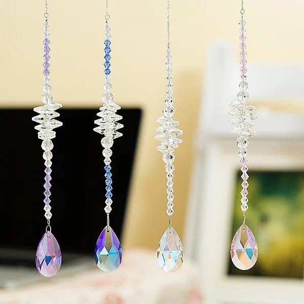Buy wholesale luxury crystals suncatcher , hanging crystal decorations For Home