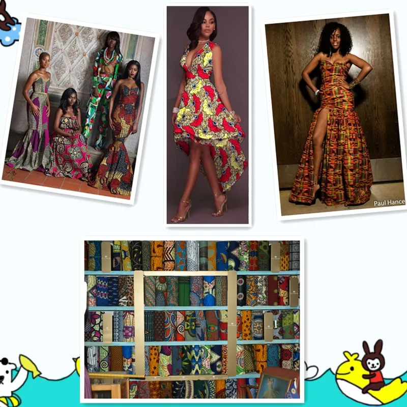 Нигерийская Анкара ткань Полиэстер Гана кэнте воск Африканский Китенге печать восковая ткань для ткани в 2+ 2 ярдов для одежды-J5