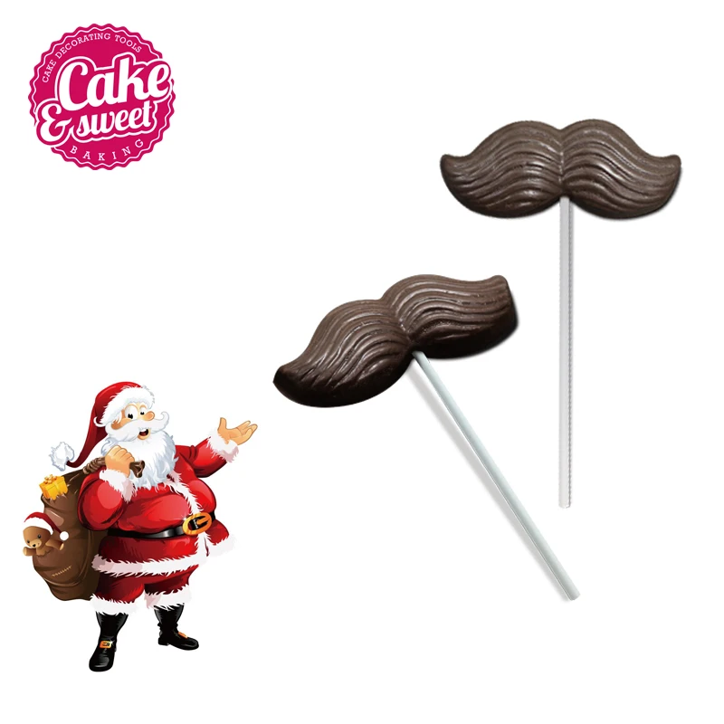 Beard shape chocolate mold 2