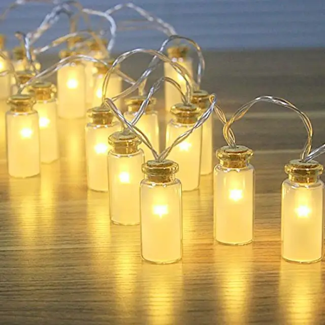 8 Modes Gl Jar Led Fairy Lights With 20ed Warm White Battery Box 8 Modes Gl Jar Led Fairy Lights With 20ed Warm White Battery Box Retro Vase Bottle Light String Indoor