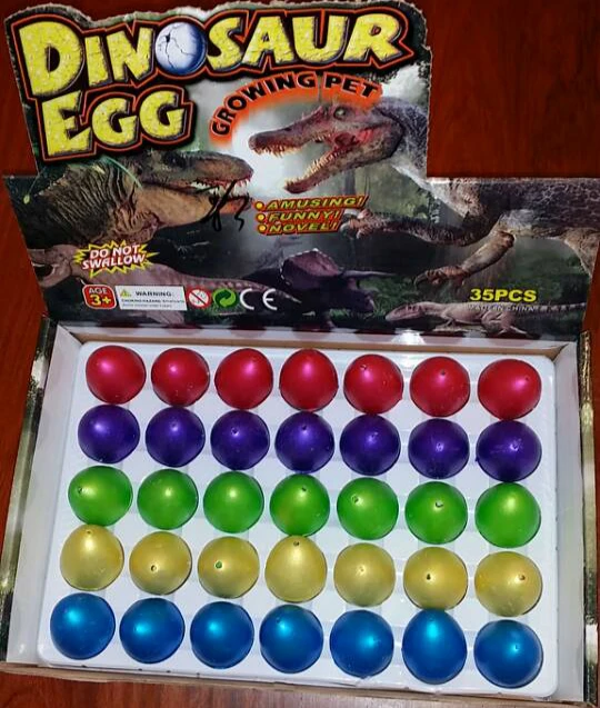 Small eggs  soaked grow dinosaur eggs  egg grow  n...