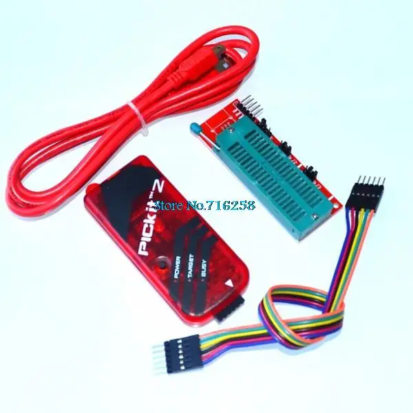 

PICKIT2 Programmer + PIC ICD2 PICKit 2 PICKIT 3 Programming Adapter Universal Programmer Seat