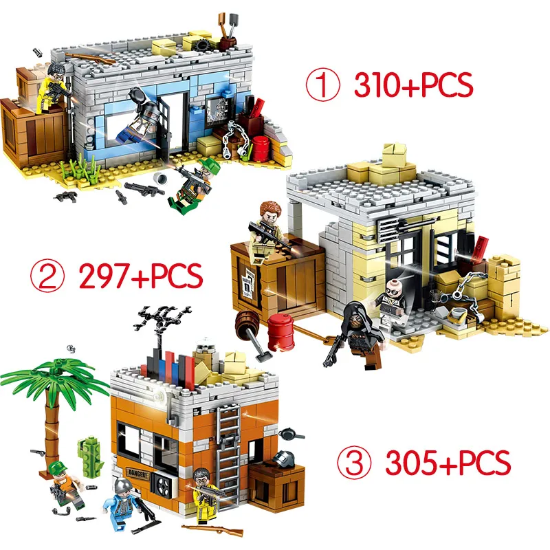 912PCS City Military WW2 Police Building Blocks For legoing Army Battlegrounds Soldiers Weapon Gun
