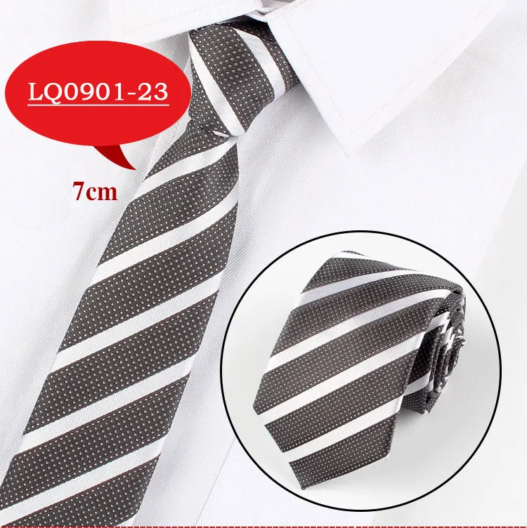 Men Tie Fashion 7cm Classic Luxury Jacquard Woven Neckties Factory Seller Bridegroom Business Wedding Accessories Shirt Neck Tie