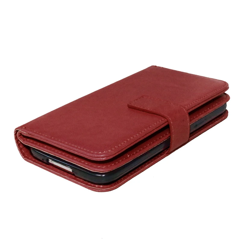 HATOLY для samsung Galaxy S5 кожаный чехол i9600 флип чехол-бумажник для samsung S5 Мягкий Резиновый чехол держатель для карт сумка для мобильного телефона < - Цвет: Brown