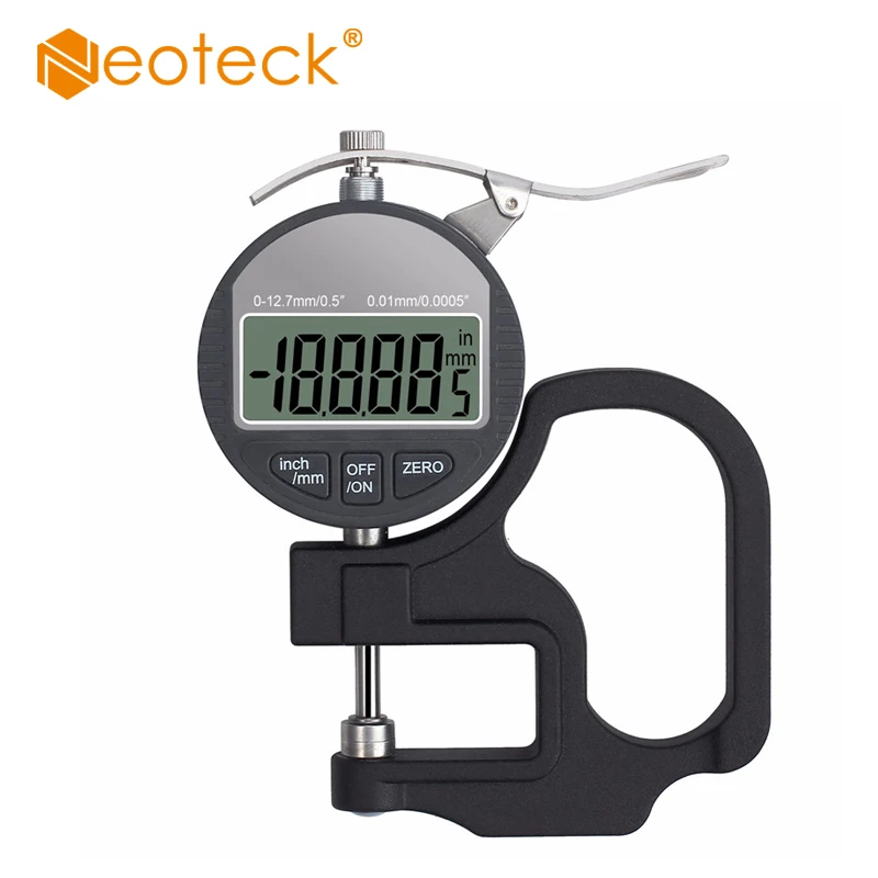 PROD 32922073928 Neoteck 0-12.7mm Thickness Gauge Tester Leather Craft
Leathercraft Tools Accuracy 0.01mm / 0.0005 Dial Electronic Width Meter