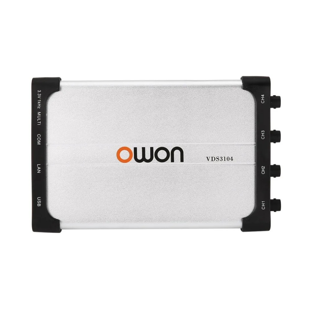 Owon VDS2064L Осциллограф портативный 100MSa/S 25 м 60 МГц 4+ 1 каналы запись USB хранения генератор сигналов мультиметр спектр