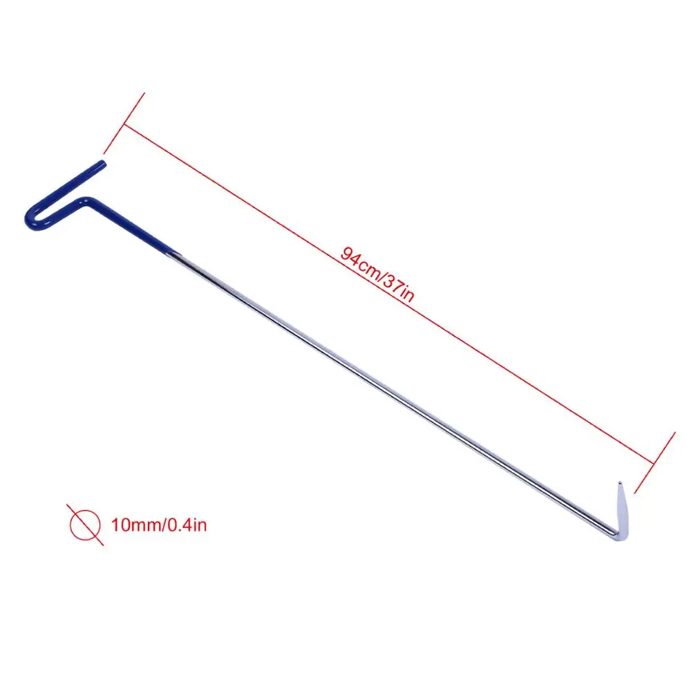 Лучшие Супер PDR инструменты ломы автомобиля толкатель крюк стержень безболезненный удаление вмятин комплект Лом Открытие инструмент ремонт ручной инструмент Pry Bar Набор
