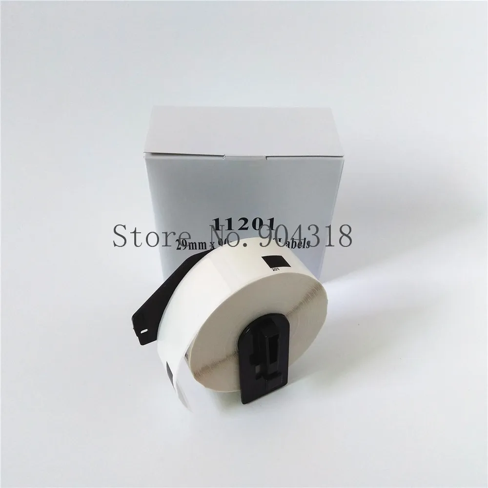 브라더 DK 11201 DK-1201 호환 라벨 29mmx90mm 4롤 (QL 700 710W 720NW 800 810W 820NWB 1050 1060N 1100 1110NWB 용)