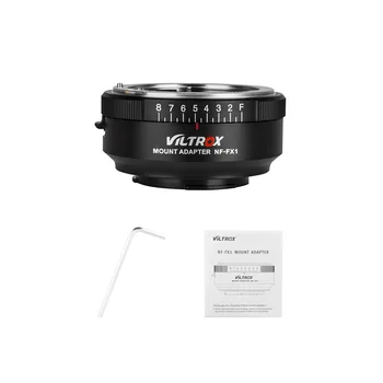 

Viltrox NF-FX1 Lens Mount Adapter for Nikon G&D-Mount Series Lens Used for FUJI X-Mount Mirrorless Camera Lens Mount Adapter