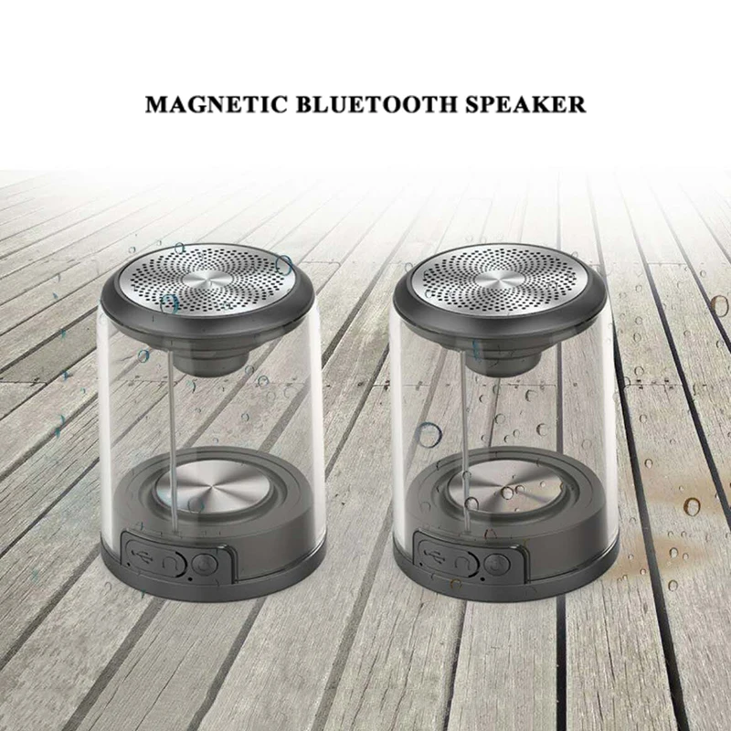 

Dual Wireless Bluetooth V4.2 Speaker Magnetic Suction 360 Degree Stereo Portable Mini Outdoor Speakers for xiaomi phone MP3