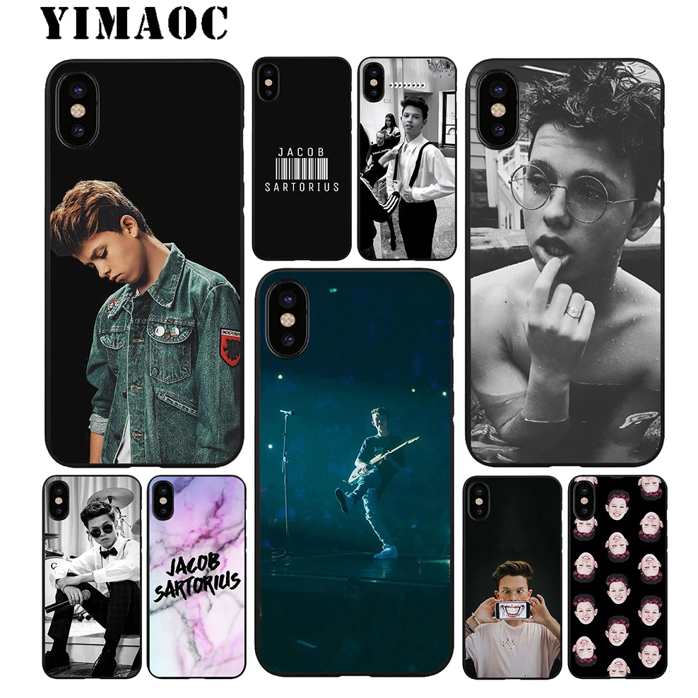 YIMAOC Jacob Sartorius Shy Мягкий ТПУ Черный силиконовый чехол для iPhone X или 10 8 7 6S Plus 5 5S SE Xr Xs Max