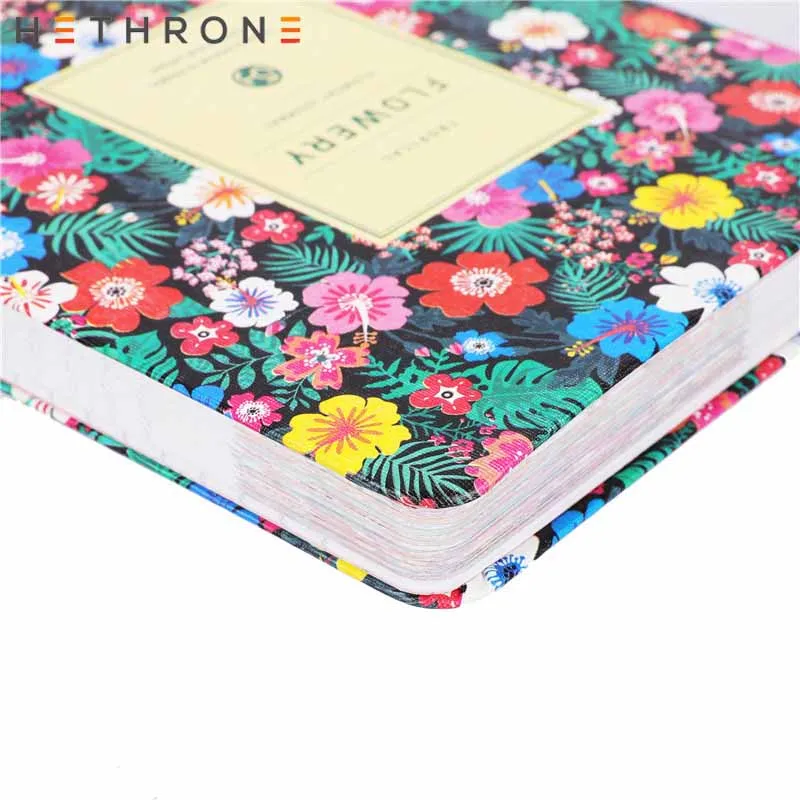 Hethrone цветочный чехол из искусственной кожи A5 binder Sketchbook Bullet бумага для журнала еженедельник офисные аксессуары Канцелярские дневники